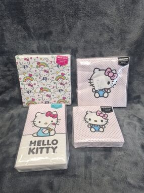 Sanrio Hello Kitty Napkins 3 Package 40 Pcs And 1 32 Pcs  4 Package New